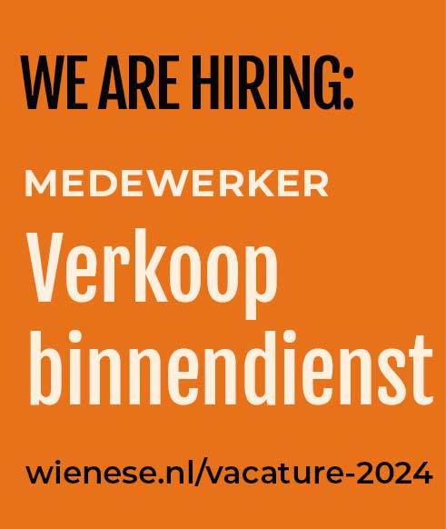 Vacature verkoop binnendienst Wienese